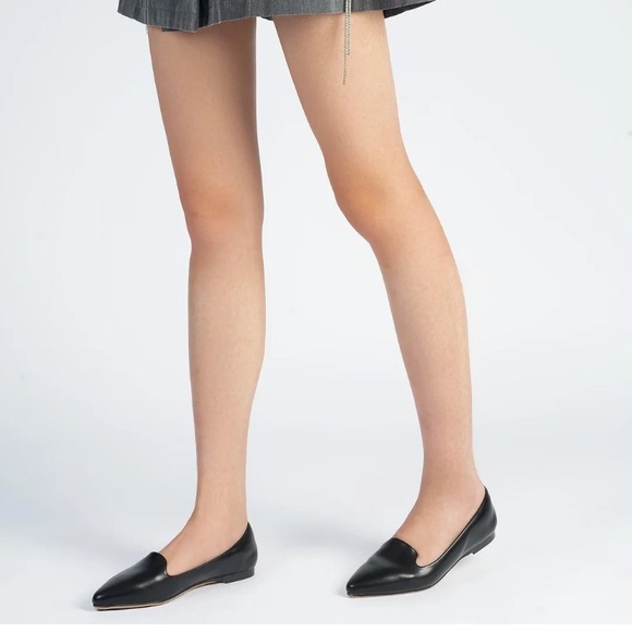 Pointed Toe Black Women's Flats by Musshoe - Picture 9 of 9